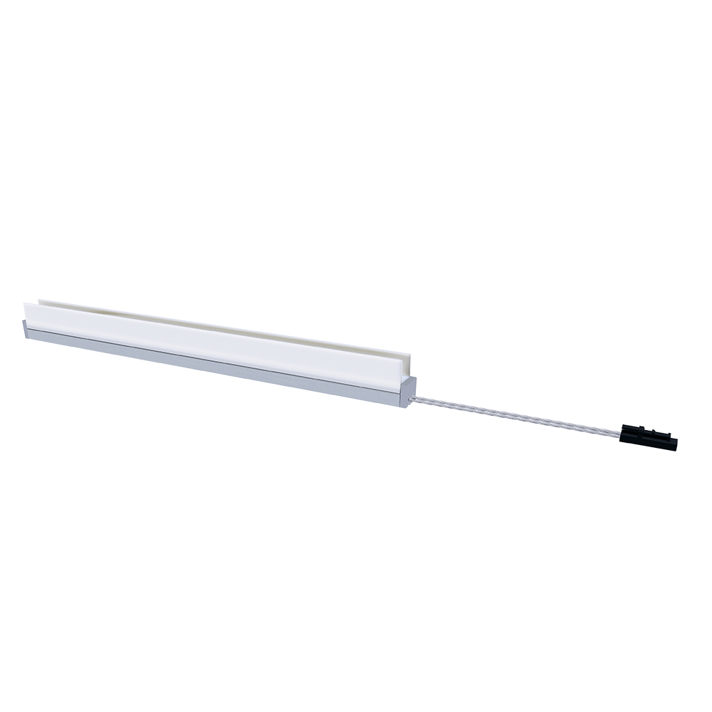 Monochromic 18×11 Surface-mounted Linear Light for 8mm Glass Panel(Lighting from front)