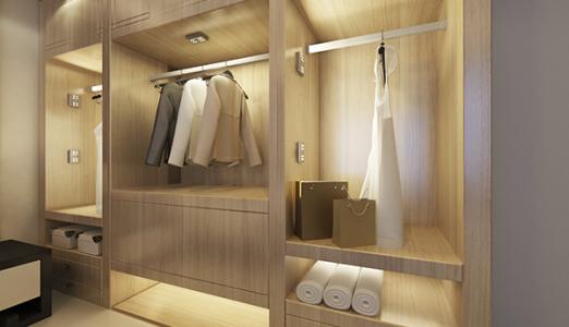 Introduction to the lighting design of the cabinet lamp in the cloakroom